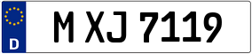 Truck License Plate